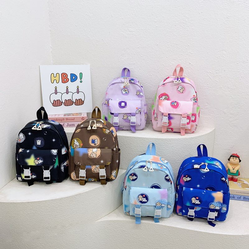 Cartoon children's schoolbag, cute princess double backpack for kindergarten, 2025 New style children's lightweight and load-reducing backpack trend full figure