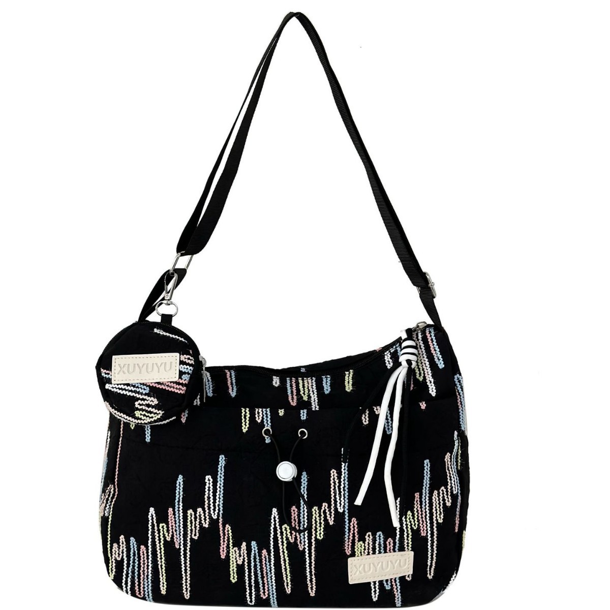 This is a Korean-style Instagram forest-themed, fresh and cute girl's heart single-shoulder bag with a high appearance level and a niche crossbody bag Item Picture