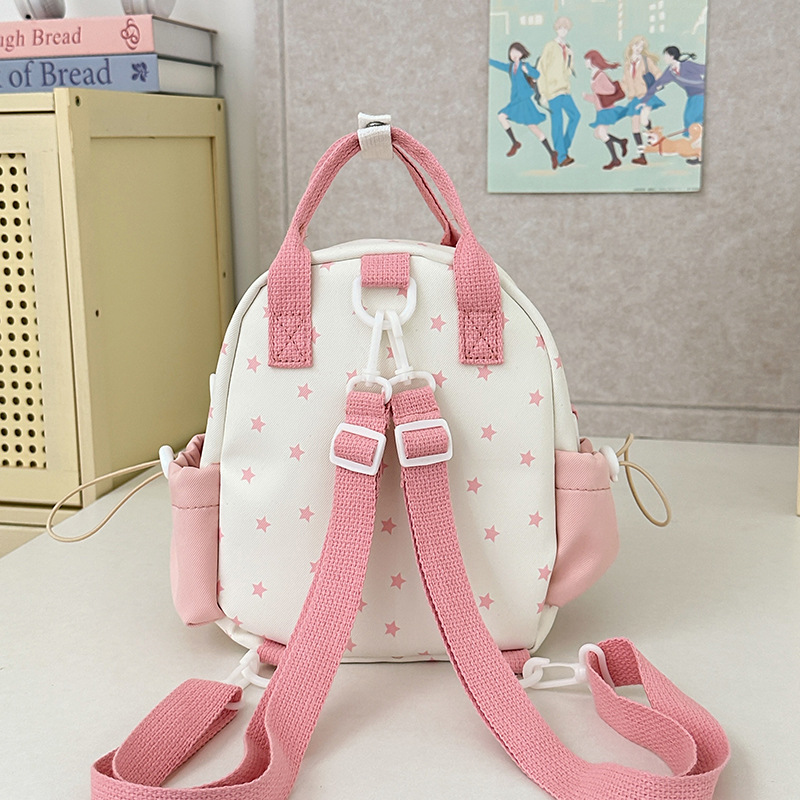 A new high-appearance-level Japanese-style 2D anime fresh and cute baggy backpack for primary and secondary school students Specification drawing