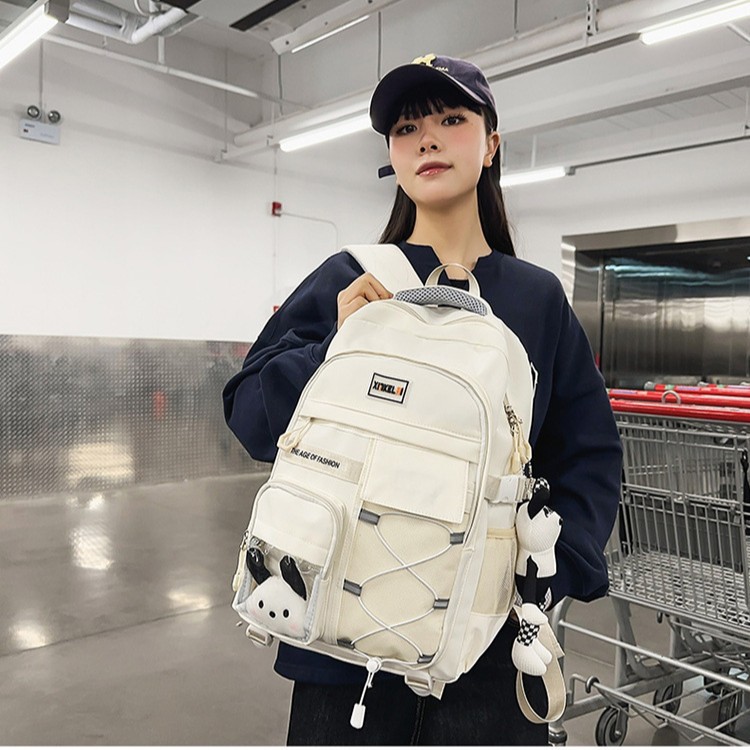The new large-capacity student travel backpack is sturdy and durable. It is a lightweight backpack for primary and secondary school students, junior and senior high school students, and girls Specification drawing