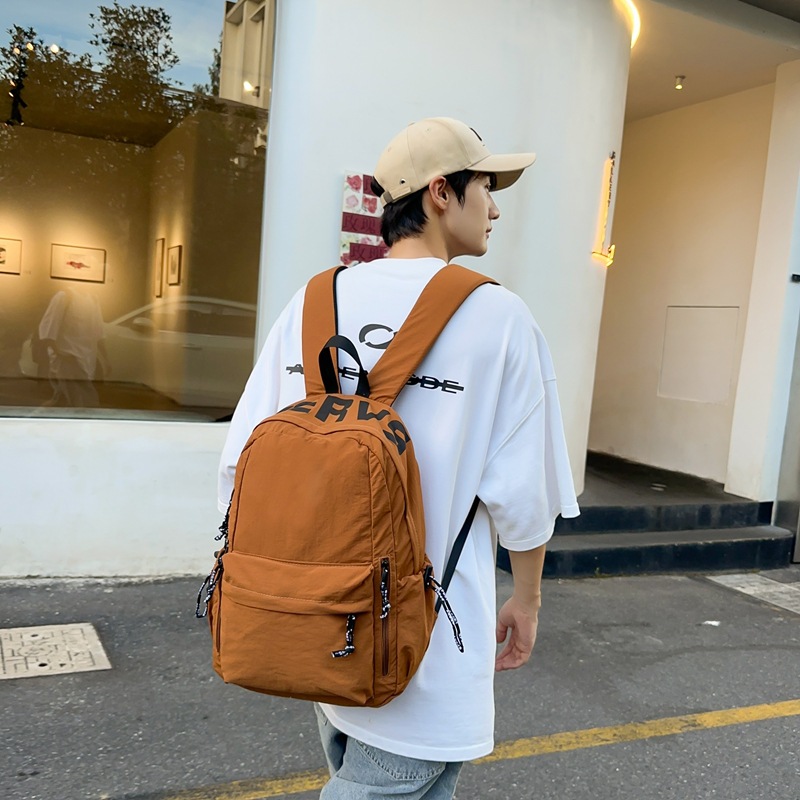 Japanese-style high-appearance-level design, large-capacity schoolbag, casual, versatile and fashionable backpack, wide shoulder strap, lightweight and waterproof backpack details Picture