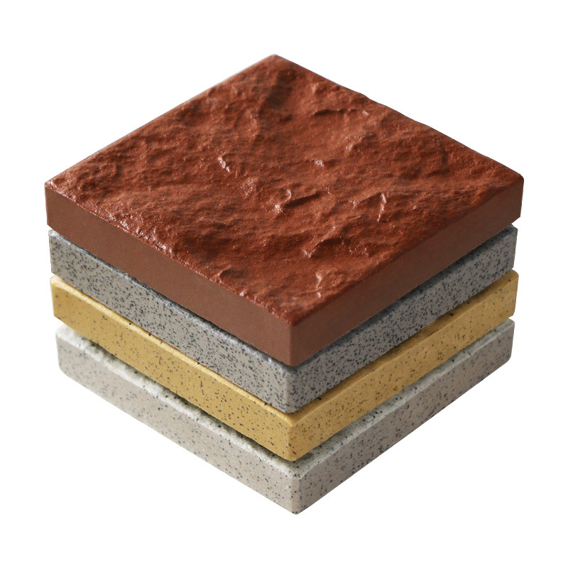 Red Maple Imitation Granite Ceramic horseshoe Quartz Tile Outdoor Courtyard Garden square brick manufacturer direct delivery PC ceramic tile Item Picture