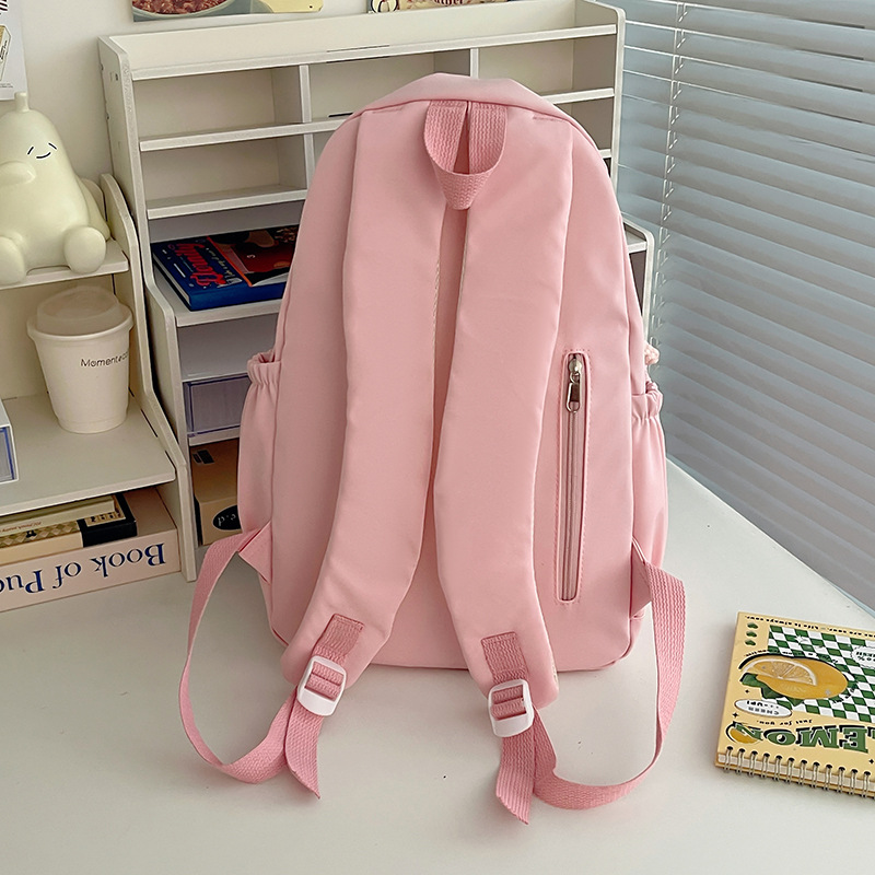 Japanese-style Instagram-style soft and cute girl backpack, small Korean Instagram-style sweet children's mom with kids small backpack Specification drawing