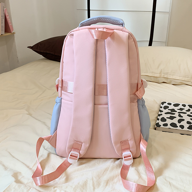 Korean version of Little Star schoolbag, girls' Instagram dopamine Schoolgirl style backpack, large-capacity student casual backpack Specification drawing