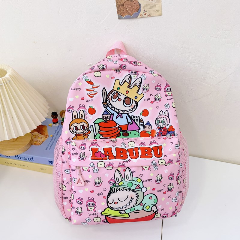 New large-capacity children's schoolbag, cartoonish and cute backpack for grades 1-2, sweet backpacks for boys and girls in kindergartens Specification drawing