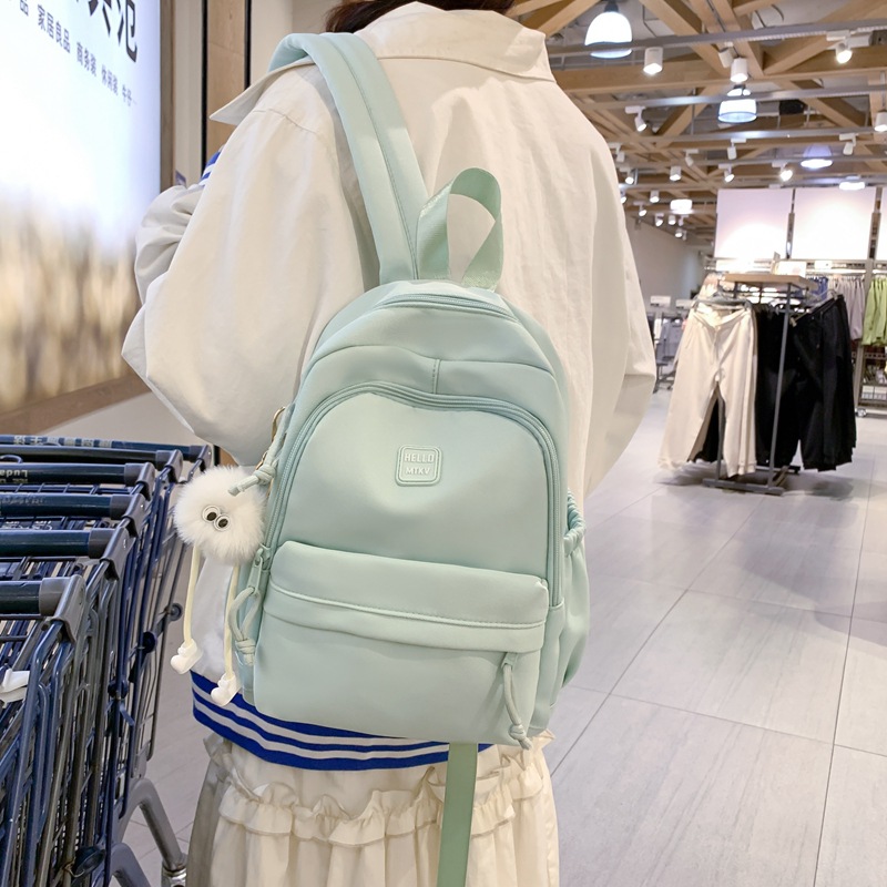 New ins children's travel high-appeartive-level small backpack, Japanese-style ins cute girl shopping and traveling backpack full figure