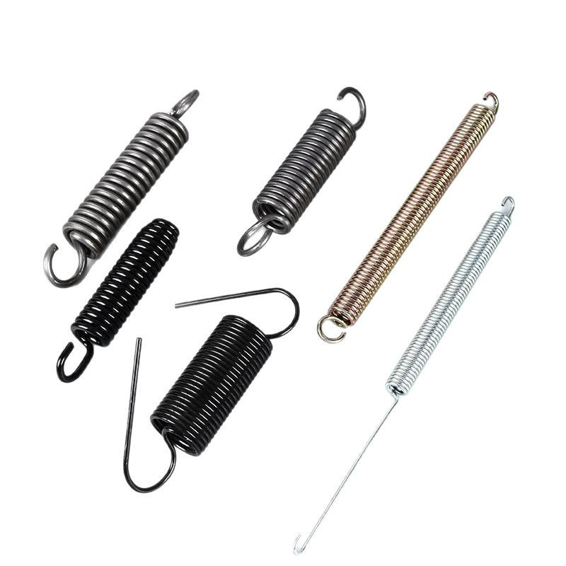 Lifting frame tension spring, return spring, hardware hook, lamp tension spring, stainless steel middle ear, circular hook, tension spring Item Picture