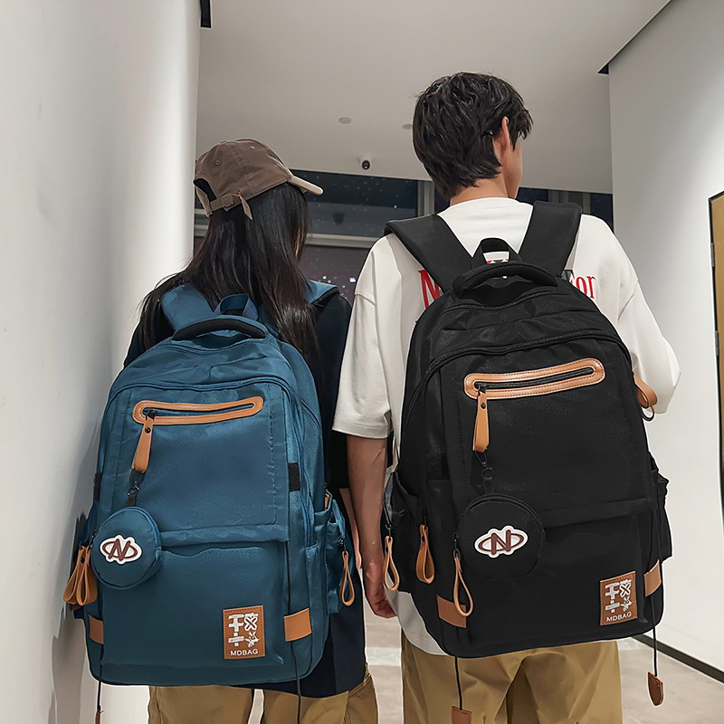 New high-quality Korean-style workwear for men, trendy and cool couple backpacks, air cushion backpacks for junior and senior high school students details Picture