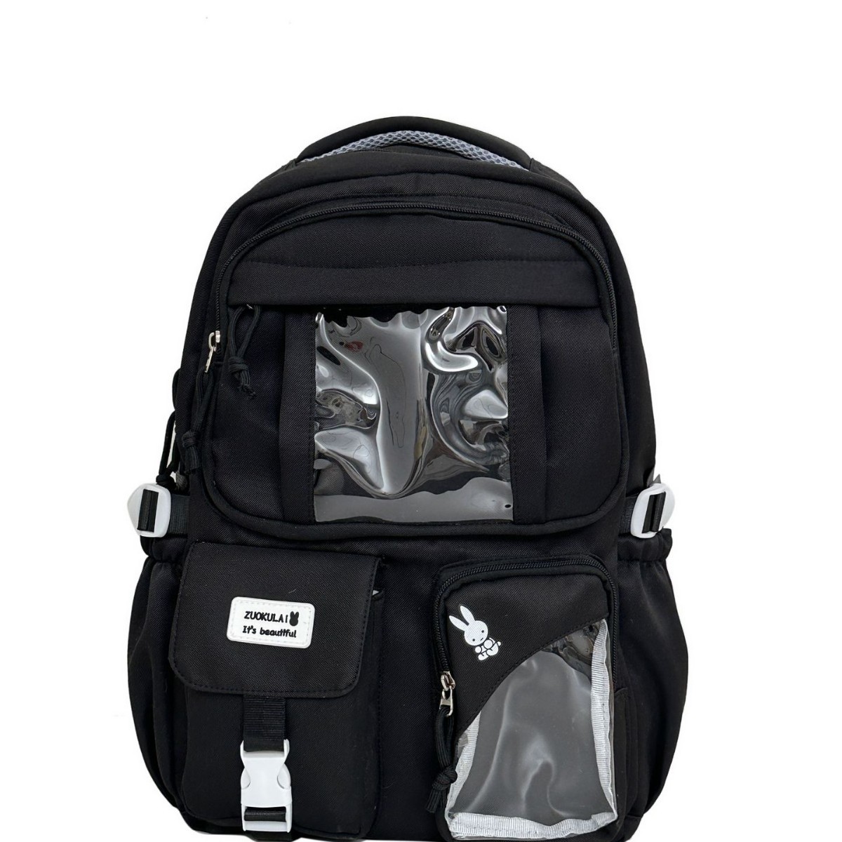 A new casual and Instagram-style backpack for junior and senior high school students with a high level of appearance, a large-capacity, cute and sweet Japanese backpack Item Picture