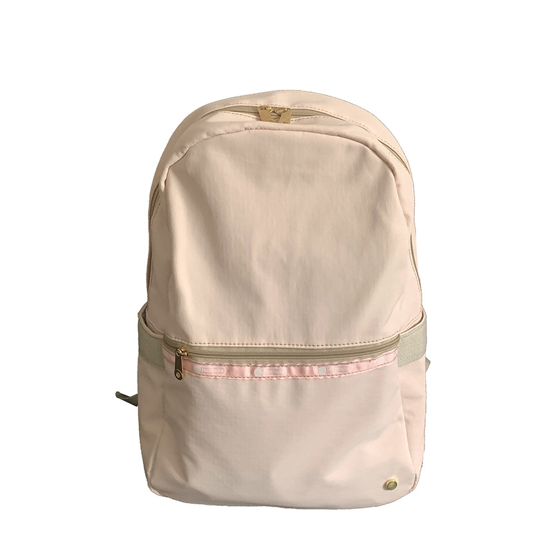 A simple and versatile Japanese Instagram-style casual and lightweight backpack for women. It's stylish and has a high level of appearance. It's a great backpack for best friends to travel and go shopping Item Picture