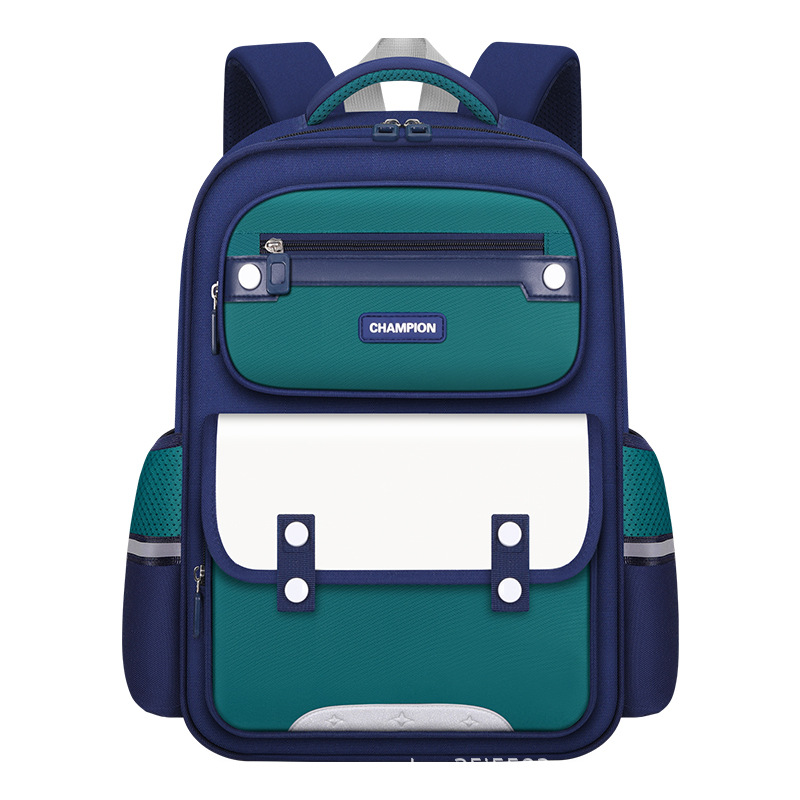 British primary school schoolbags, boys' backpacks, children's backpacks, boys' and girls' 1-6 grades, reducing burden and protecting the spine, super light Item Picture