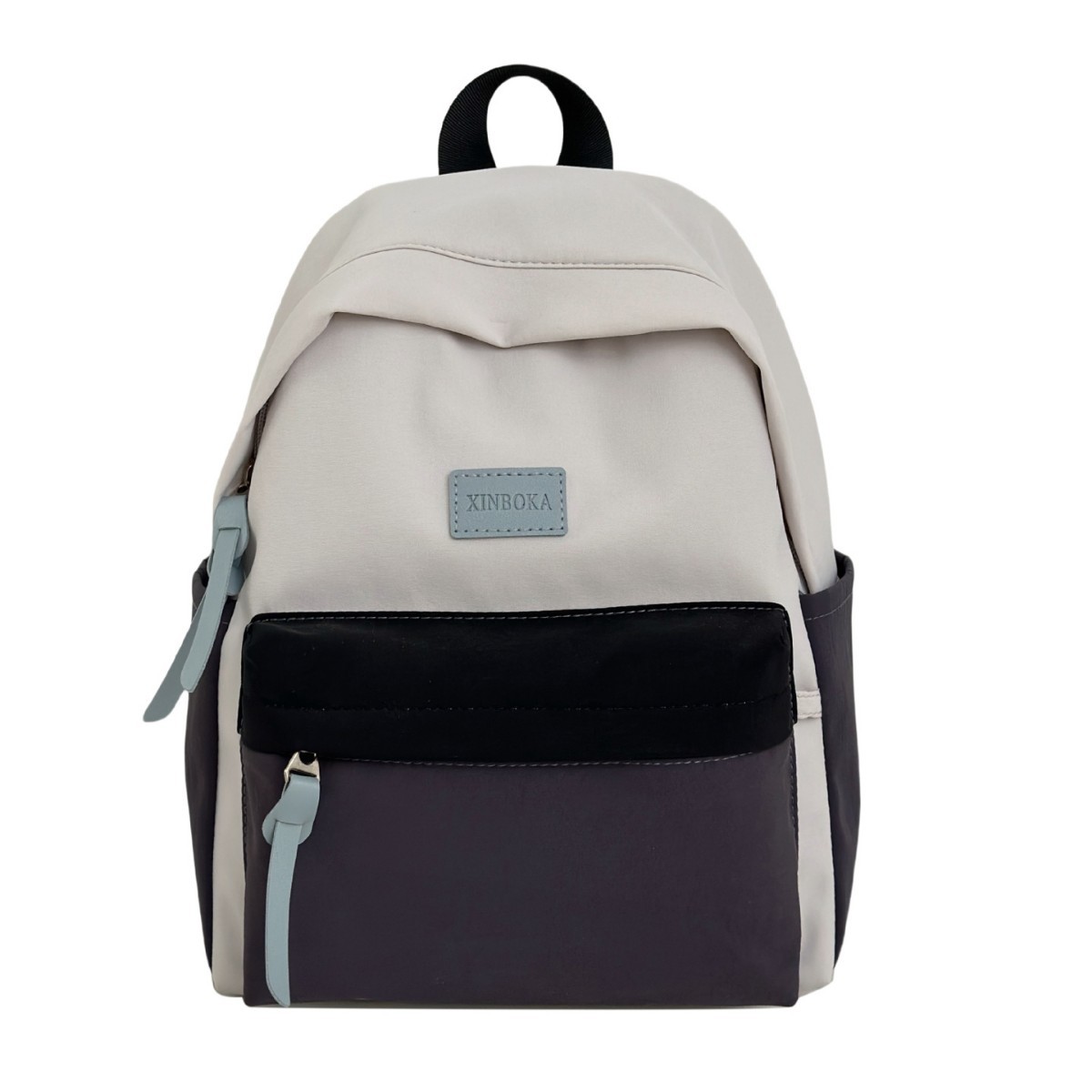 The new forest-themed ins high-appearance-level fresh, sweet and cute color-blocking backpack is a casual and lightweight backpack for junior and senior high school students Item Picture