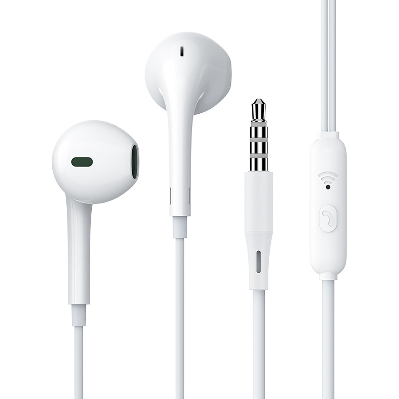The 3.5mm headphones are compatible with Apple, Xiaomi, OPPO and Huawei mobile phones. They are in-ear line-controlled with a microphone and offer high-quality sound Item Picture
