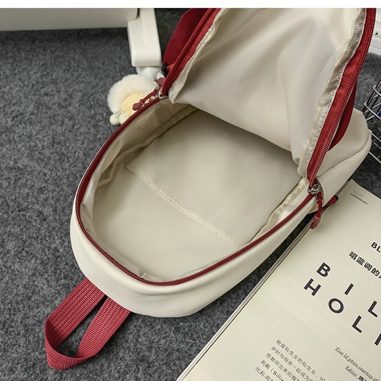 2025 New Japanese crossbody bag, Instagram trendy brand casual color contrast large capacity chest bag, fashionable cycling simple backpack Application Scenario