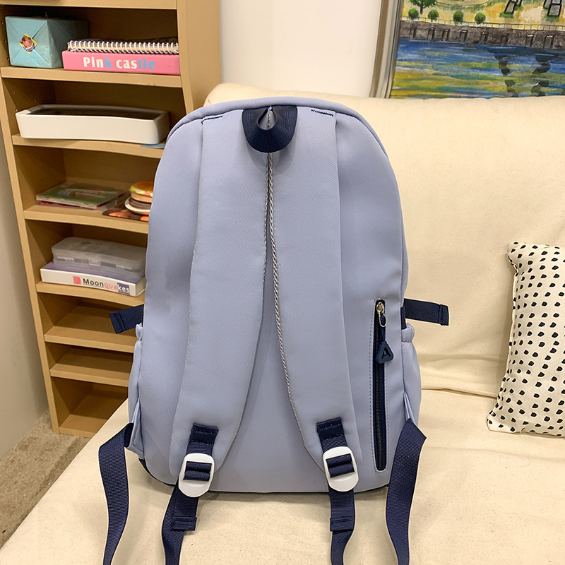 Cute little bear schoolbag for junior high school girls and college students, 2025 new style backpack, Instagram niche Korean style versatile backpack Specification drawing
