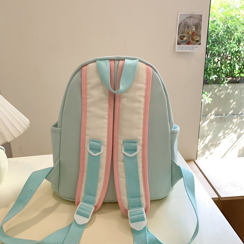 Forest-themed fresh schoolbag, a light and compact backpack for college students going out, a sweet and girlish mini backpack with contrasting colors Application Scenario