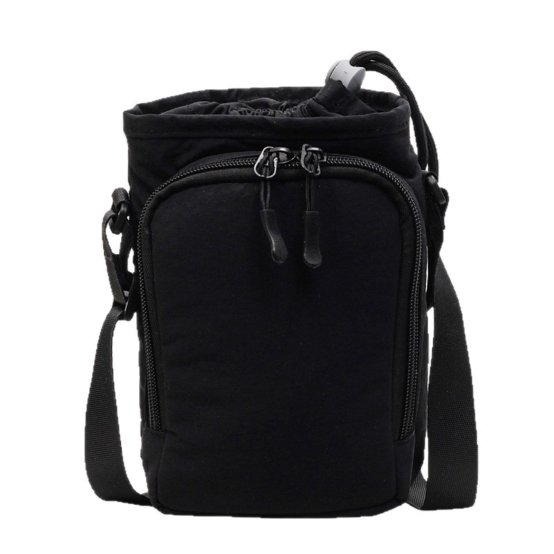 New simple and lightweight outdoor camping water bottle single-shoulder bag, versatile casual cycling and mountain climbing mobile phone crossbody bag Item Picture