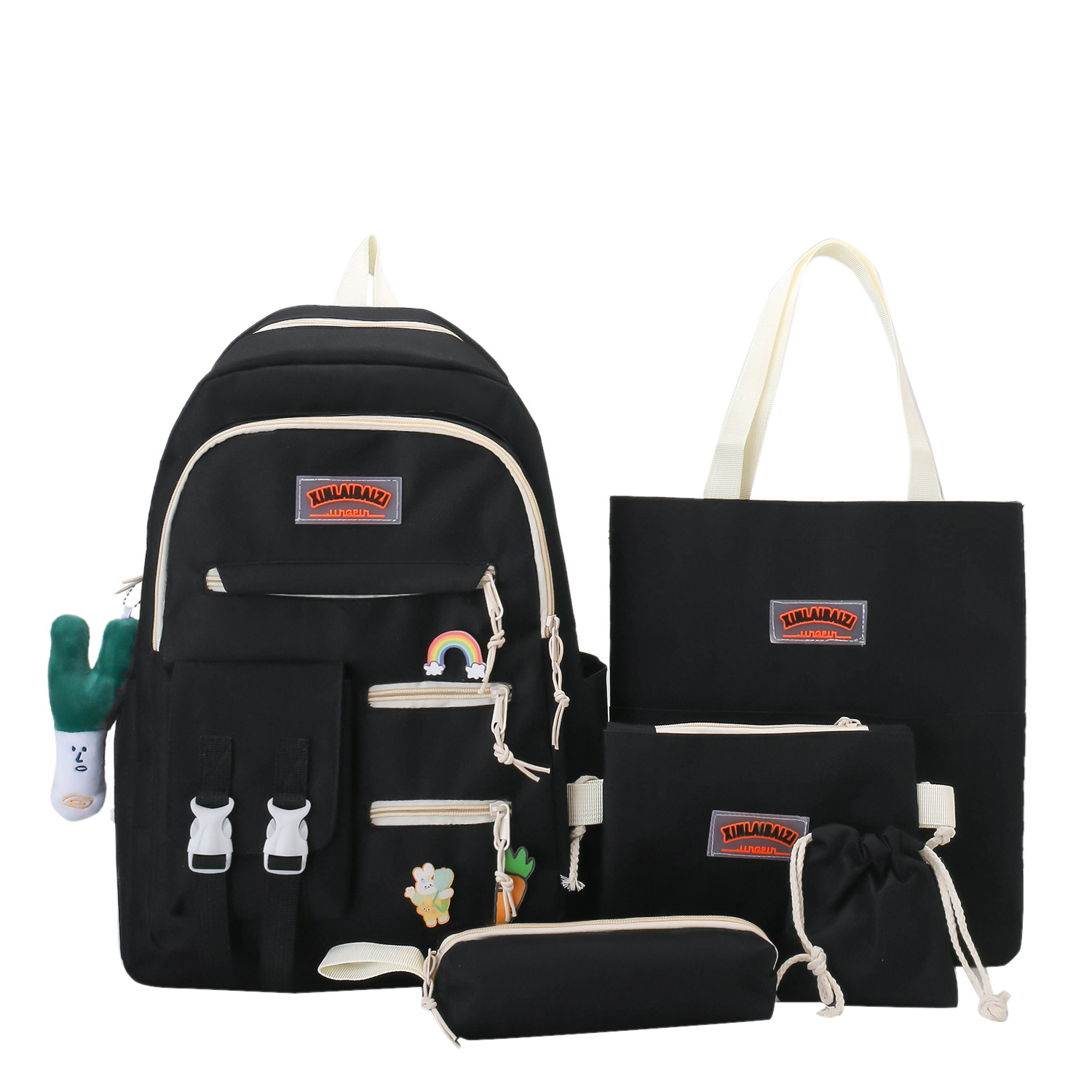 Wholesale of Korean-style, fresh and large-capacity schoolbags for junior high school students and hand-held after-school bags for primary school students Item Picture