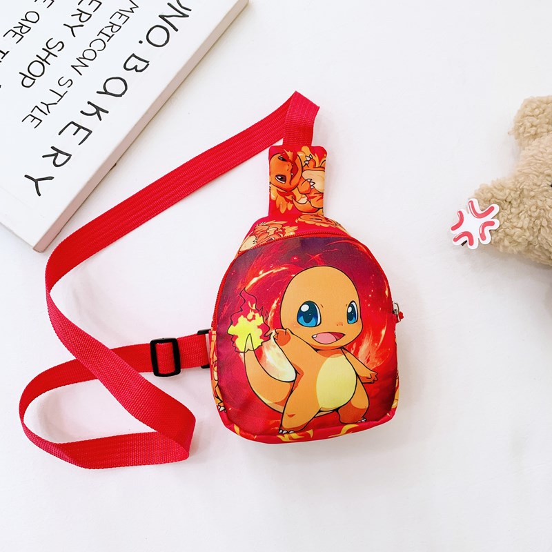 The 2025 new children's chest bag, cute cartoon, fashionable coin purse, crossbody bag for boys and girls, and the trend of small backpacks for kindergartens details Picture