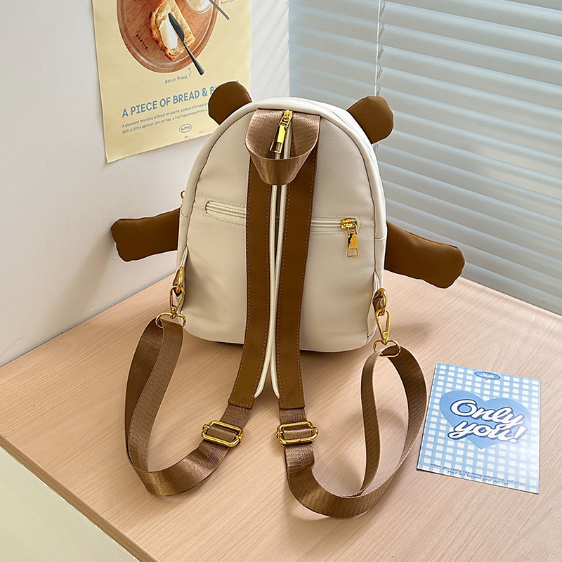 Best-selling cute cartoon panda girl Japanese-style backpack, student Korean-style large-capacity schoolbag, versatile Instagram backpack Specification drawing