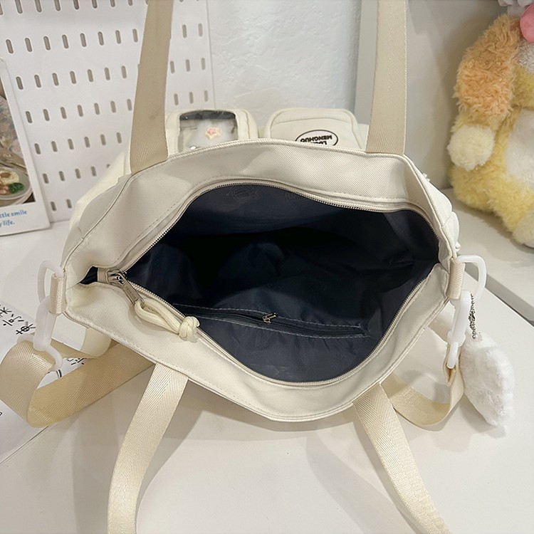 Korean version of ins large-capacity backpack, niche design, casual, versatile and fashionable single-shoulder bag, class commuting and tutorial backpack Application Scenario