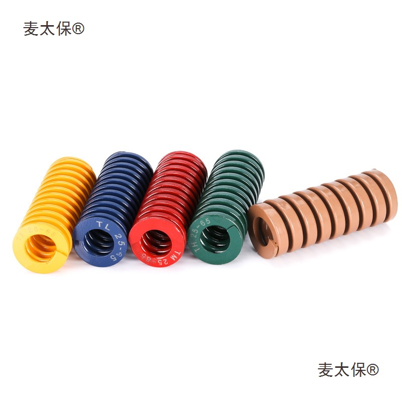 The yellow domestic Japanese standard 65 high-strength flat wire compression rectangular spring of the die spring compression spring is made by Maitabao Specification drawing