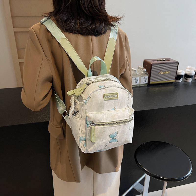 New niche backpack for women, a cute and sweet butterfly mini backpack with a traditional Chinese style for shopping and commuting details Picture