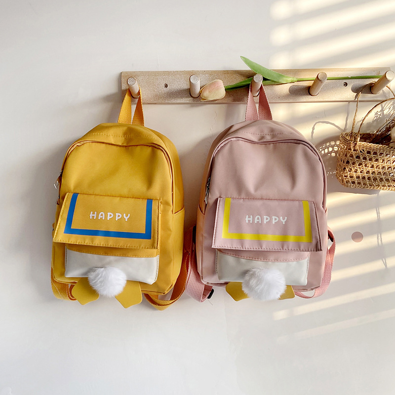 Korean children's bags 2021 New style Boys' and girls' backpacks, cute duck-shaped pouches for babies, kindergarten small schoolbags details Picture