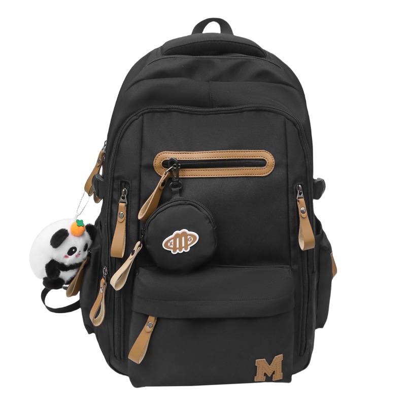 This is a large-capacity, durable backpack for junior and senior high school students. It is designed for a male college birthday, a casual travel backpack with spine protection Item Picture