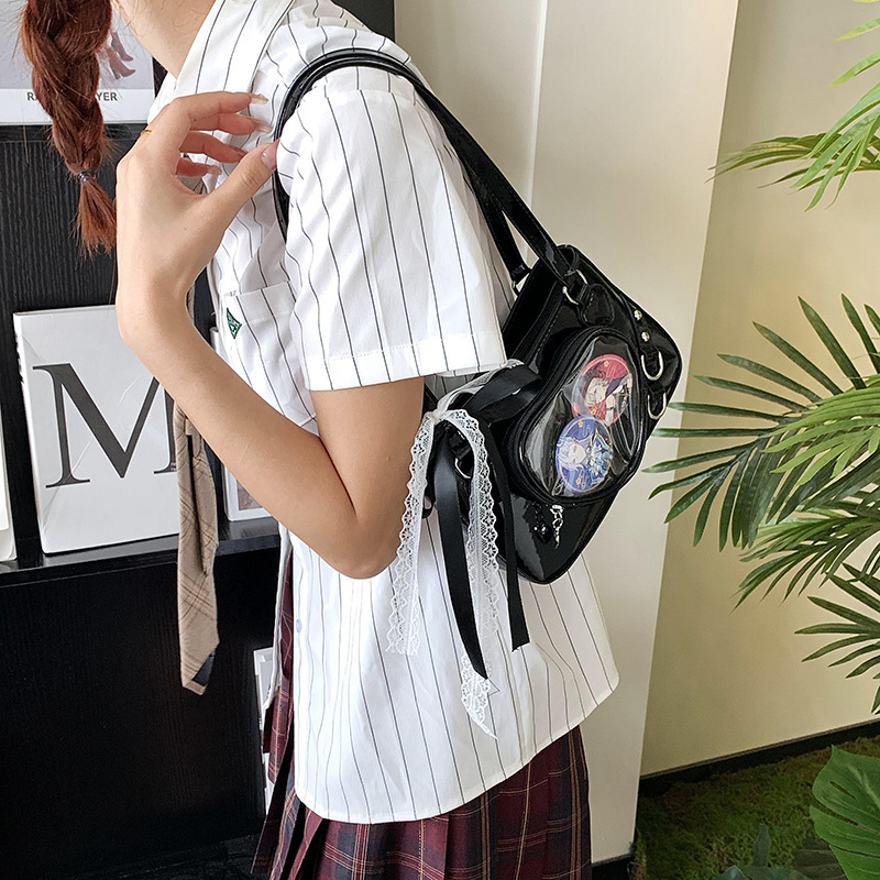 A new 2024 Japanese style versatile pain bag with high appearance standards, a sweet and cool girl single-shoulder armpit bag, and a 2D girl crossbody bag details Picture