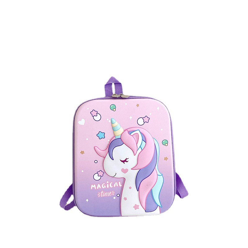 The new versatile cartoon princess eggshell kindergarten schoolbag for boys and girls is a lightweight and anti-slip backpack with a super lightweight card Item Picture