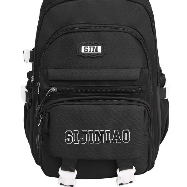 A new high-appeal, fresh and sweet dopamine backpack from Korean Instagram, a lightweight and large-capacity backpack for junior and senior high school students Item Picture