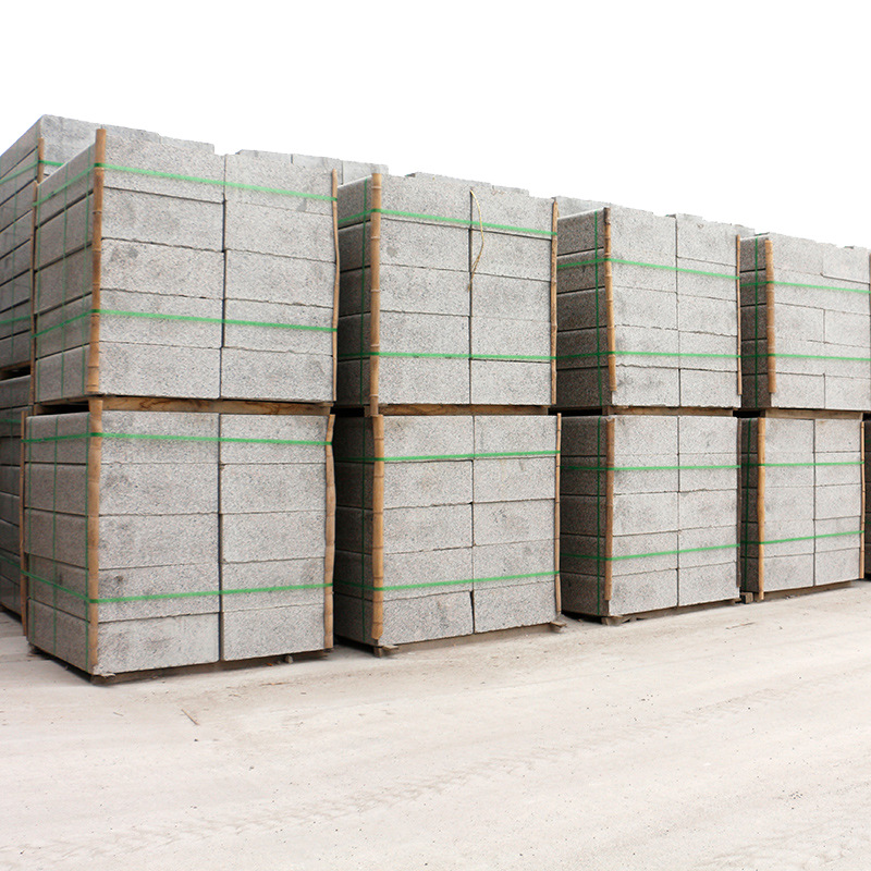 Wulianhua curbstone, curb stone, road greening, curb stone, machine-cut surface curbstone, curb stone, right-angle strip stone Item Picture