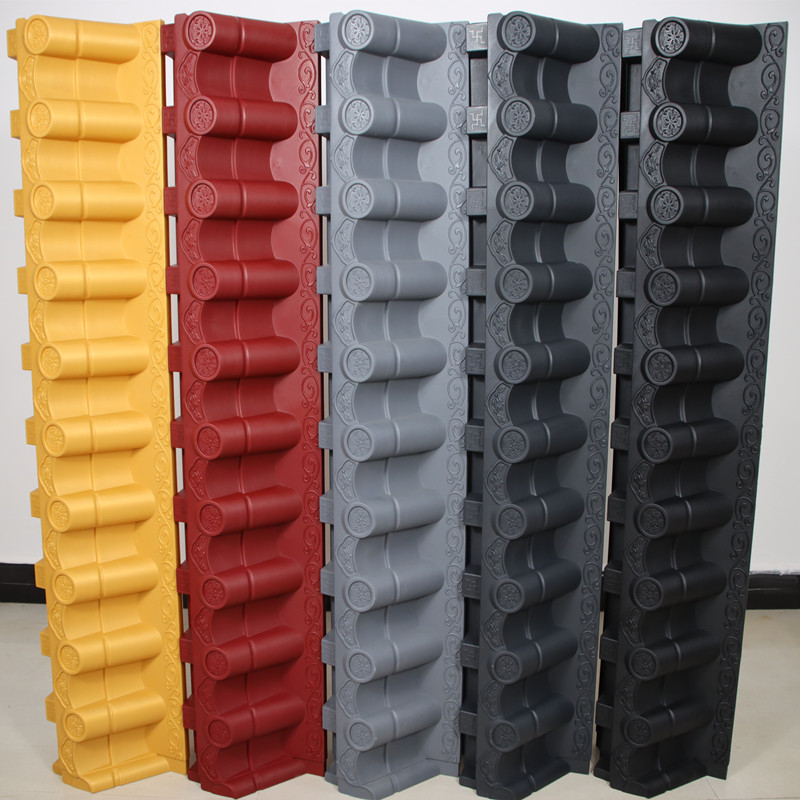 Antique-style interior wall decorative tiles, integrated eave tiles, resin plastic tiles, retro storefront decorative tiles, Chinese-style decorative tiles Application Scenario