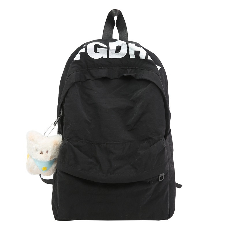 A new Korean-style ins backpack with a high level of appearance, fresh and sweet. It is a lightweight and large-capacity backpack for junior and senior high school students to travel Item Picture