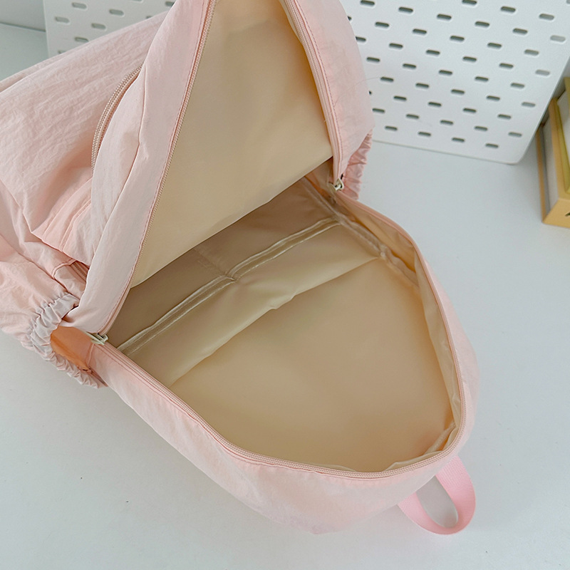 2025 New large-capacity, sweet and cute college student schoolbag, Korean style fresh and versatile backpack, casual and lightweight bag Specification drawing