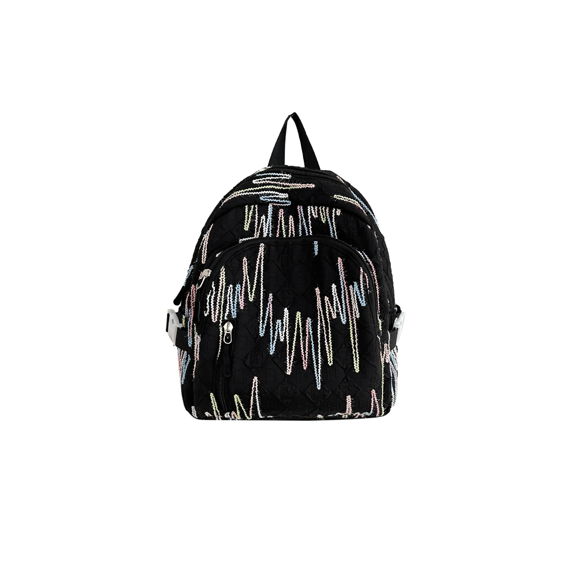 A cute young girl with a high level of good looks, a small Japanese-style Instagram backpack, a bag for children traveling, a mother taking her kids shopping Item Picture