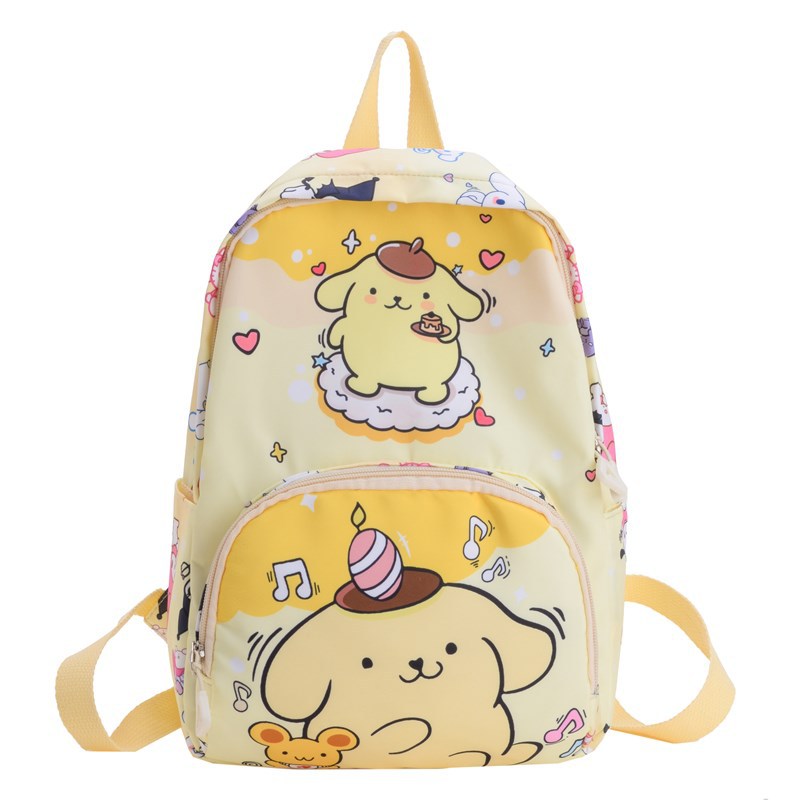 Kindergarten backpack, cartoon Kuromi, casual, stylish and cute girl schoolbag, outdoor travel trend backpack Item Picture