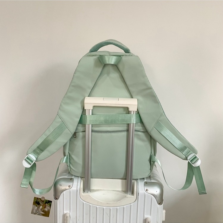 Japanese-style ins schoolbag, versatile for girls on campus, cute for young girls, high appearance level backpack, large capacity, transparent and smappy backpack Application Scenario