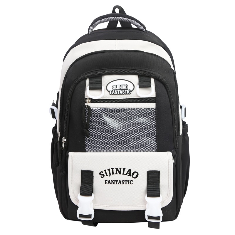 A new high-appeal, cute and fresh schoolbag for junior and senior high school students. It is casual, simple, lightweight and versatile, with a large capacity backpack Item Picture