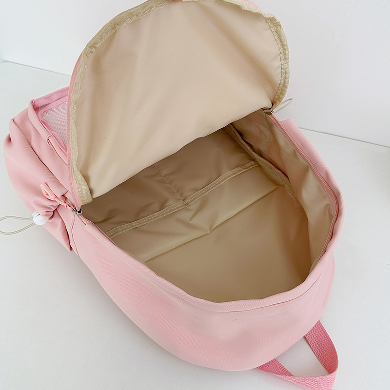 A new student-friendly backpack for grades 1-3 with a high level of appearance, featuring a sweet and girlish forest style and a cute and loving travel bag Specification drawing