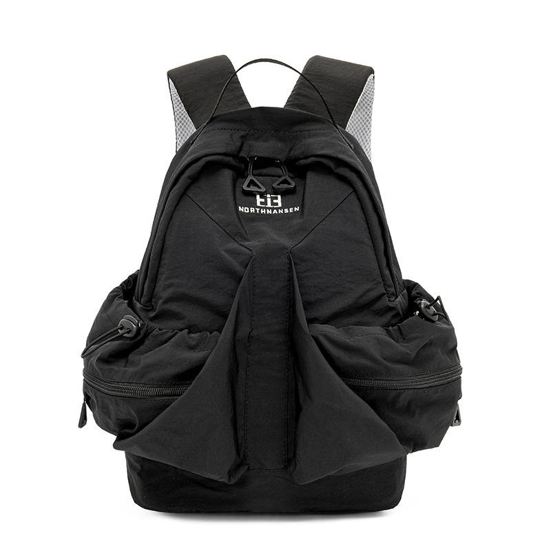 Double-shoulder hiking bag for women, outdoor hiking sports backpack, lightweight and high-appearancelevel college student casual schoolbag for traveling Item Picture