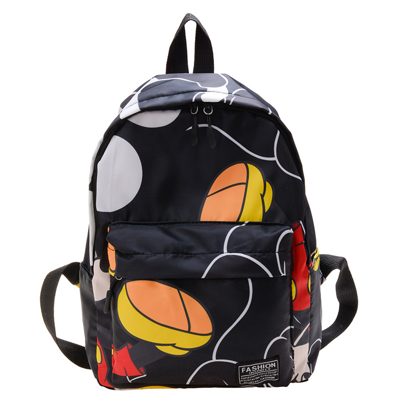2024 New Children's animation bag, cartoon patchwork small backpack, casual and fashionable, kindergarten shoulder bag for going out Item Picture