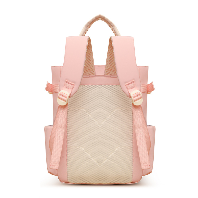 The new high-appeal, fresh and sweet color-blocking mini backpack is a lightweight backpack for students in grades 1-3 Specification drawing
