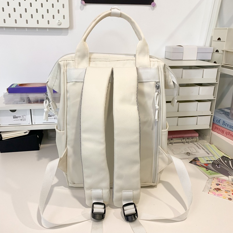 Korean style Instagram cute and soft girl backpack for junior high school students, large-capacity casual backpack, versatile school style schoolbag Specification drawing