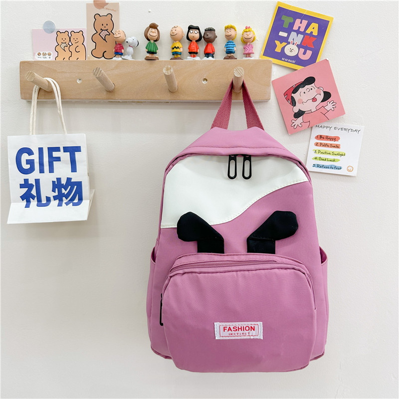 Korean schoolbags for primary school students, lightweight and cute for boys, children's backpacks, trendy for girls traveling, and trendy bags and small backpacks for girls Specification drawing