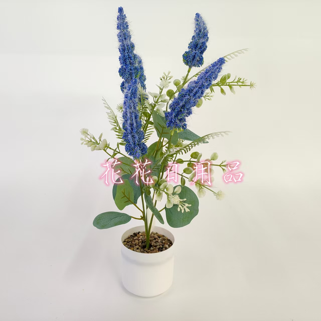 Artificial flowers, artificial flower bonsai, plastic POTS, artificial rice ornaments and decorative items details Picture