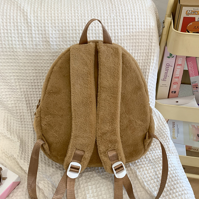 Cute cartoon backpack for girls, new travel lightweight backpack for children and girls, ugly and cute, shopping and going out schoolbag Specification drawing