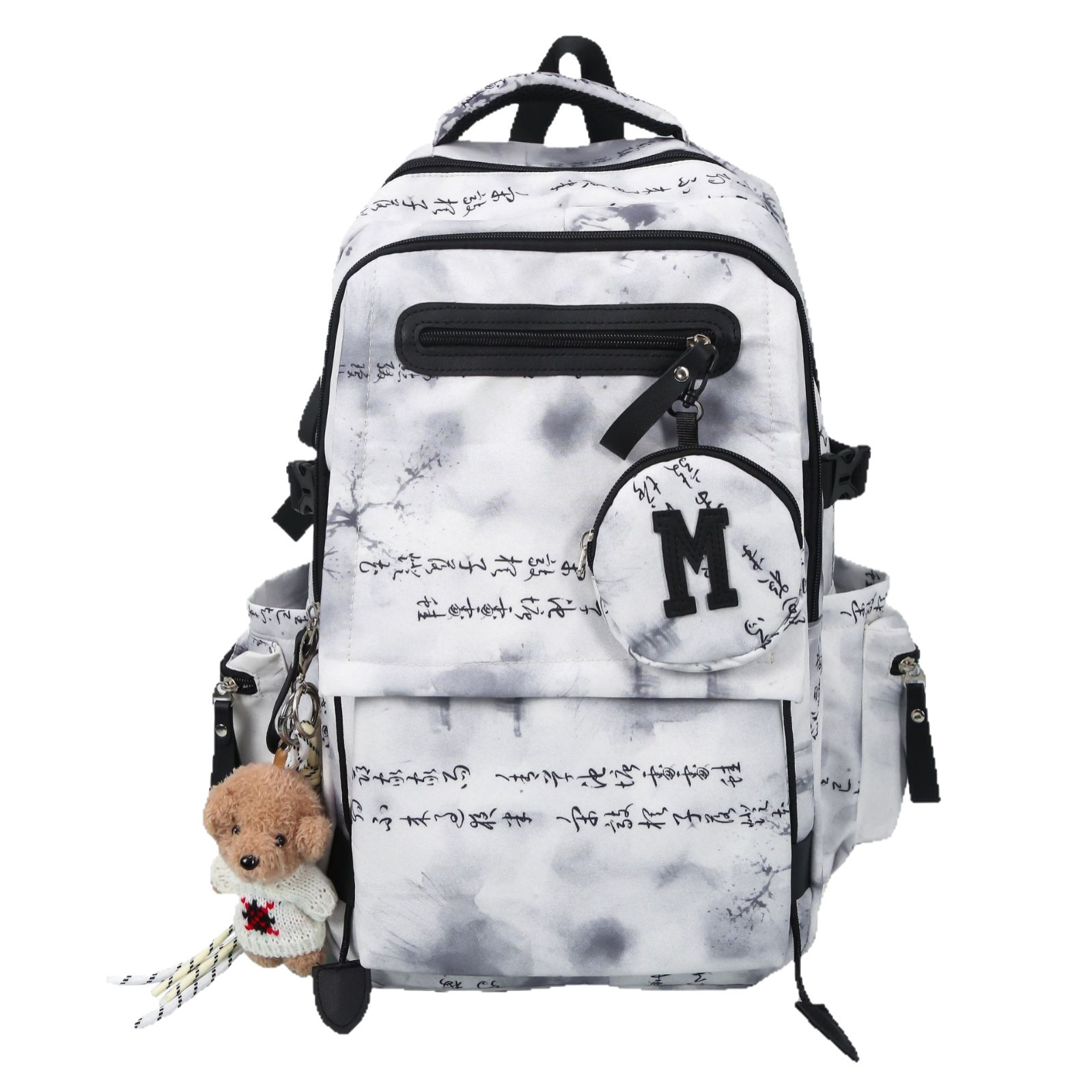 New Chinese-style schoolbags, retro Chinese style, large-capacity backpacks for high school students, and computer backpacks for college students' leisure trips Item Picture