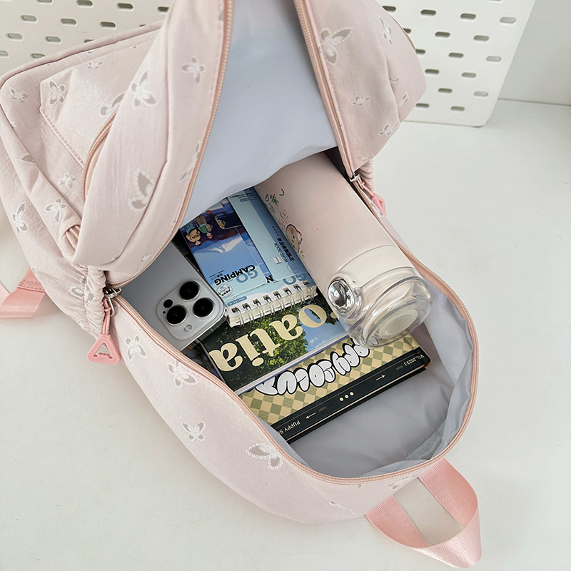 The new forest-themed, high-appearance-level, fresh, sweet and cute butterfly girl backpack is a mini backpack for traveling and shopping Application Scenario